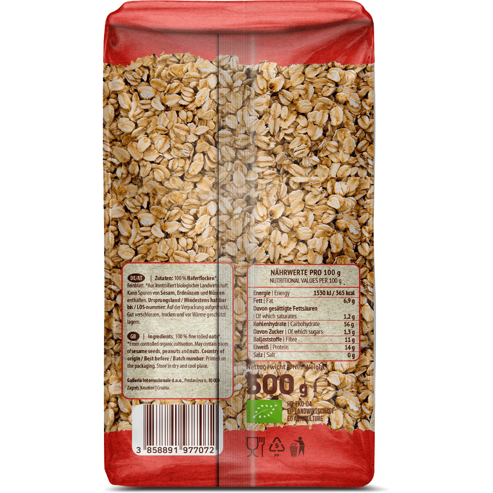 Bild: Nutrigold Haferflocken