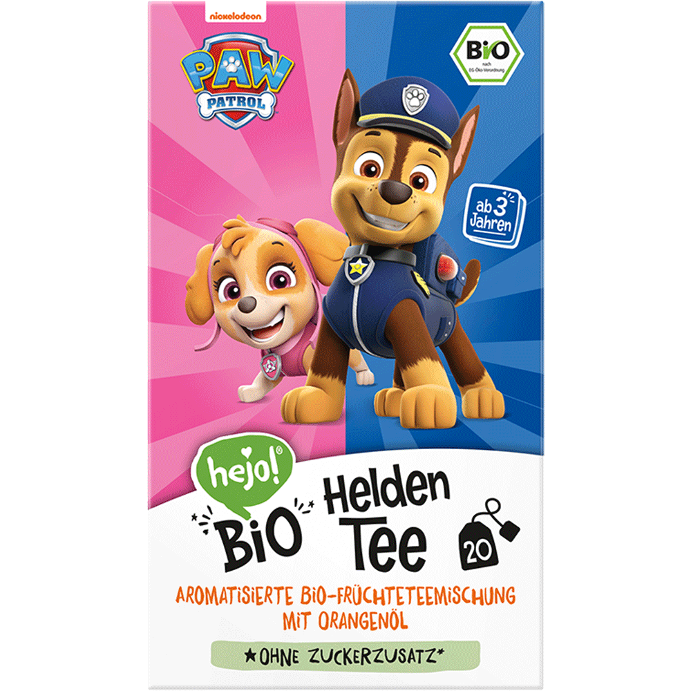 Bild: hejo! Tee BIO Paw Patrol Helden