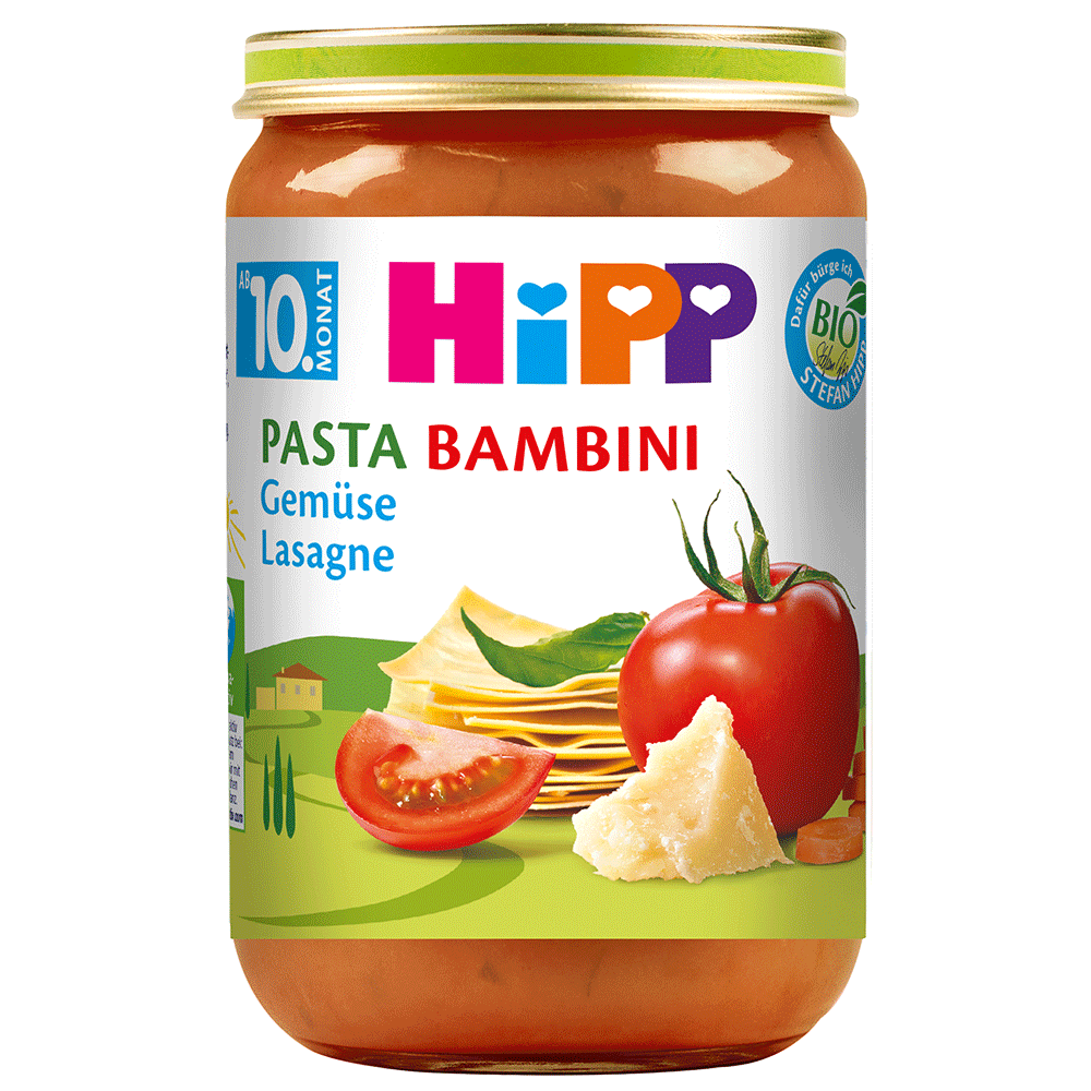 Bild: HiPP Pasta Bambini Gemüse Lasagne