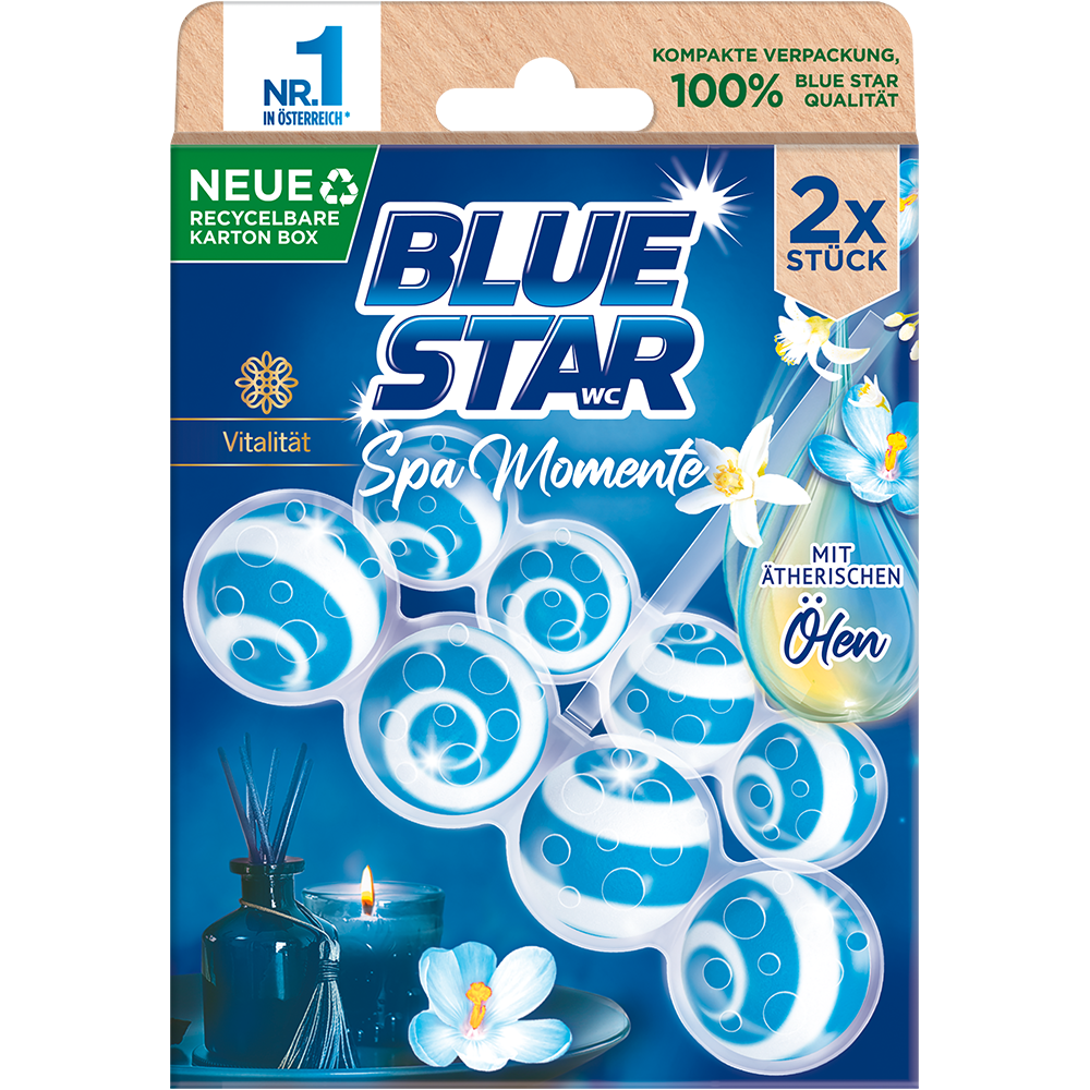 Bild: Blue Star Spa Momente WC-Steine Vitalität