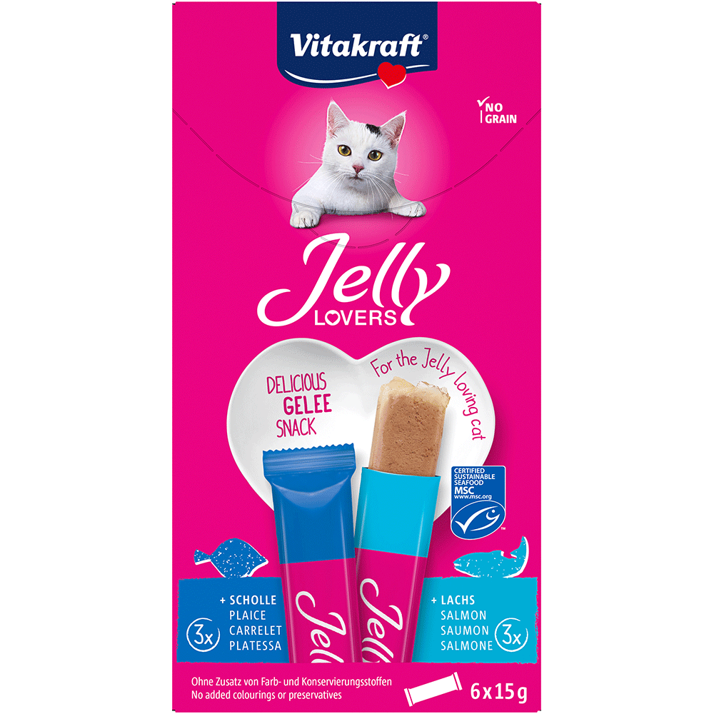 Bild: Vitakraft Jelly Lovers mit Scholle und Lachs