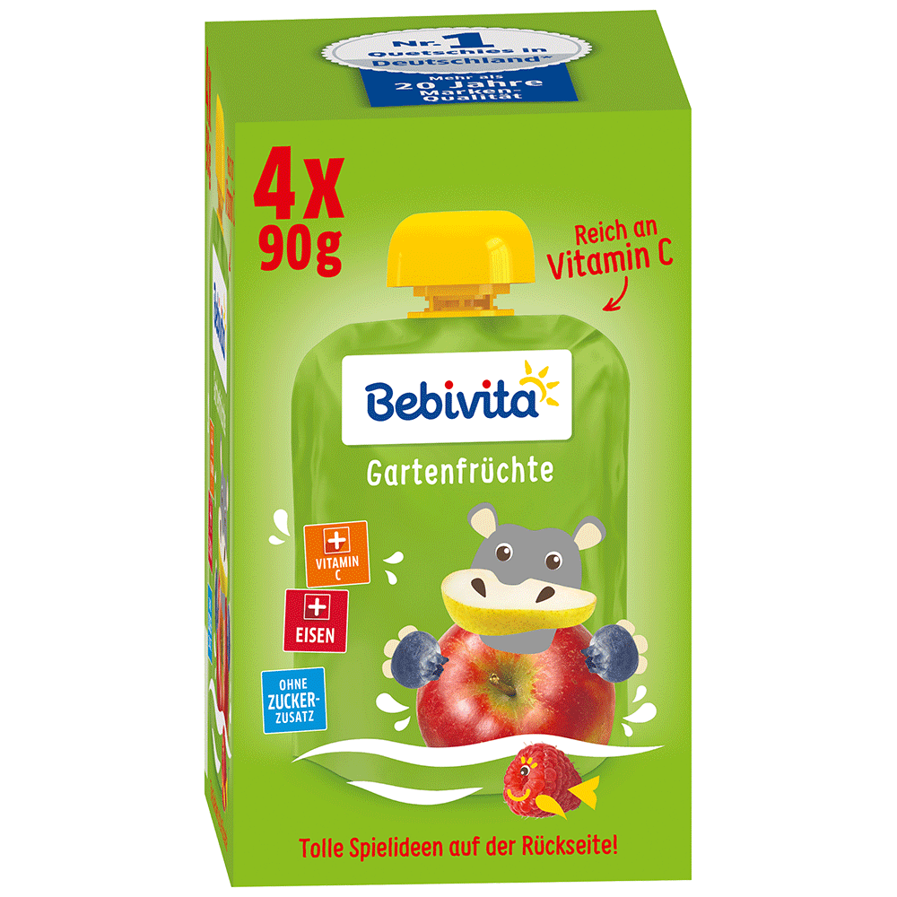 Bild: Bebivita Quetschie Gartenfrüchte