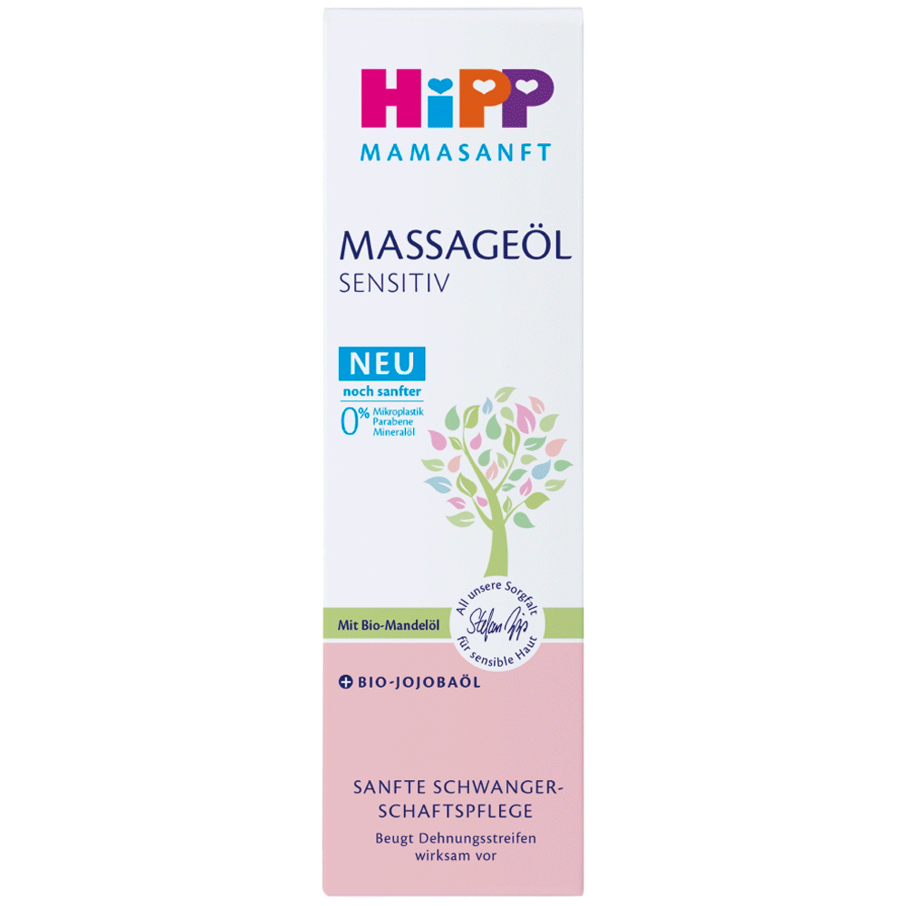Bild: HiPP Mamasanft Massageöl