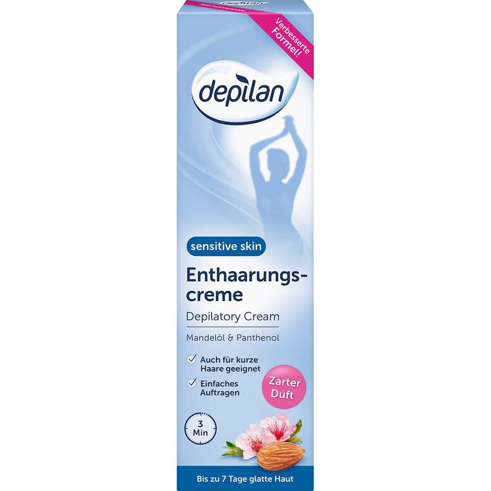 Bild: depilan Sensitive Skin Enthaarungscreme