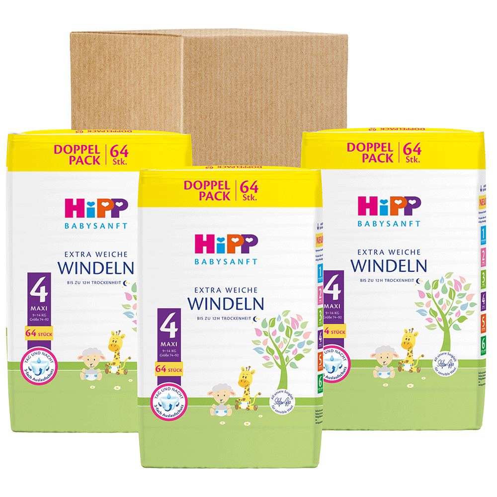 Bild: HiPP Vorratsbox Babysanft Windeln Gr. 4