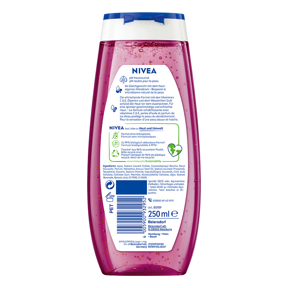 Bild: NIVEA Duschgel Wasserlilie und Öl