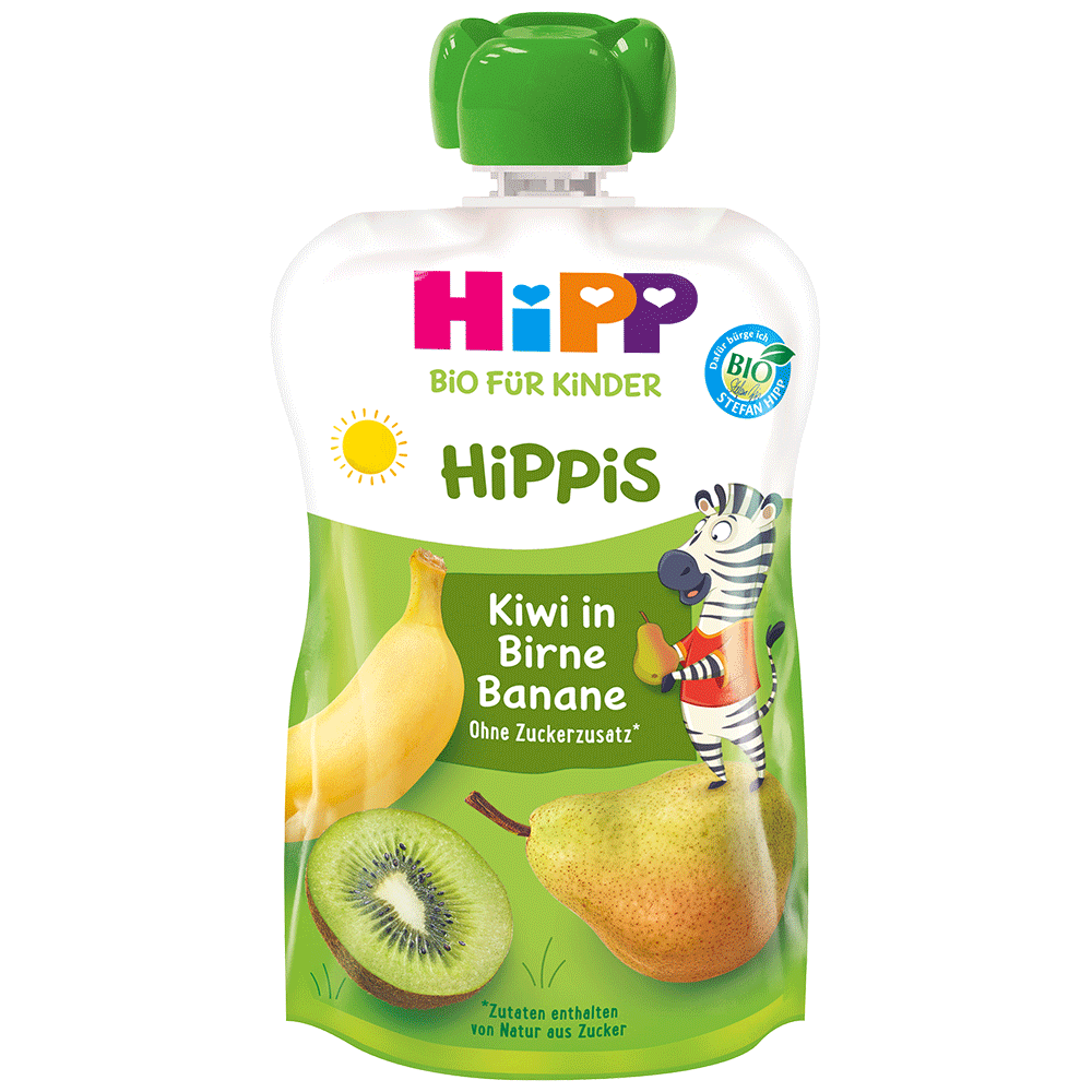 Bild: HiPP Hippis Quetschie Kiwi in Birne Banane