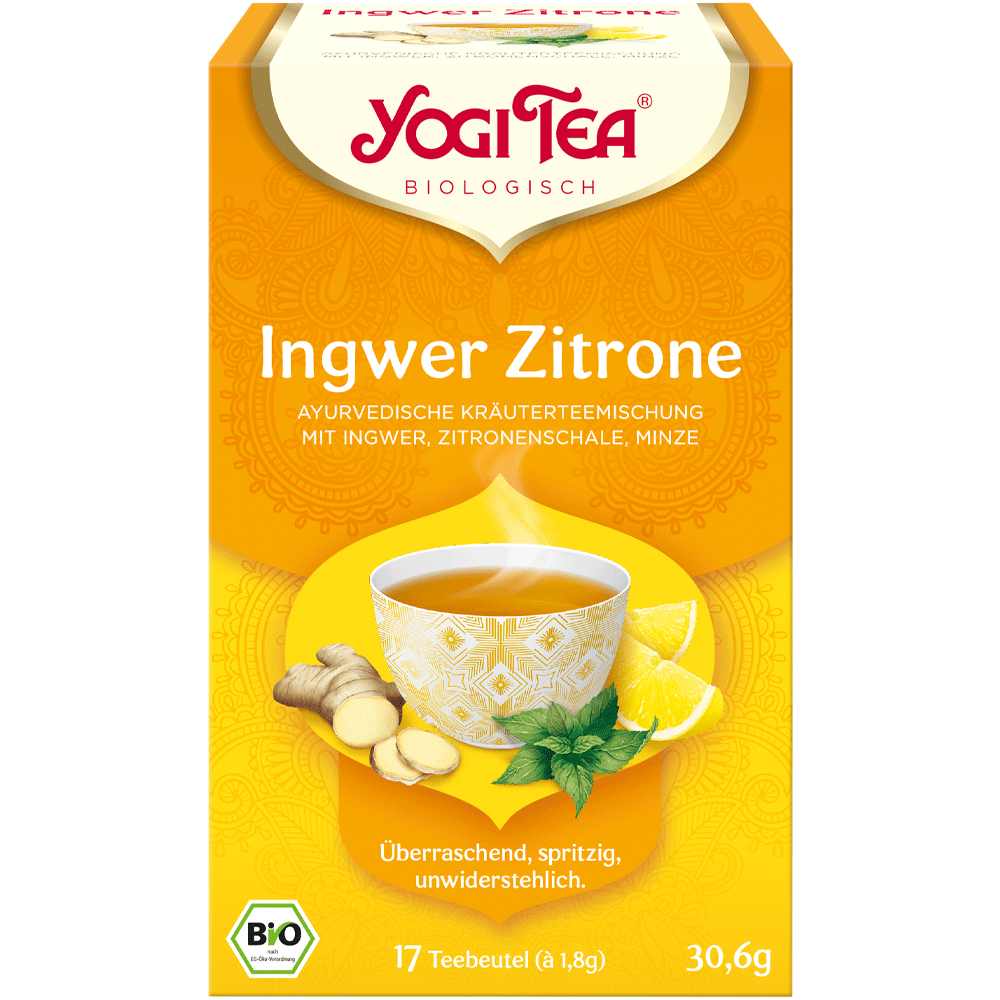 Bild: Yogi Tea Ingwer Zitrone Tee