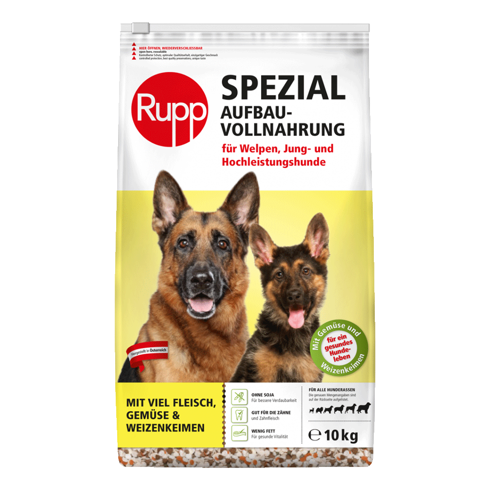 Bild: Rupp Spezial Aufbauvollnahrung mit Fleisch, Gemüse und Weizenkeimen
