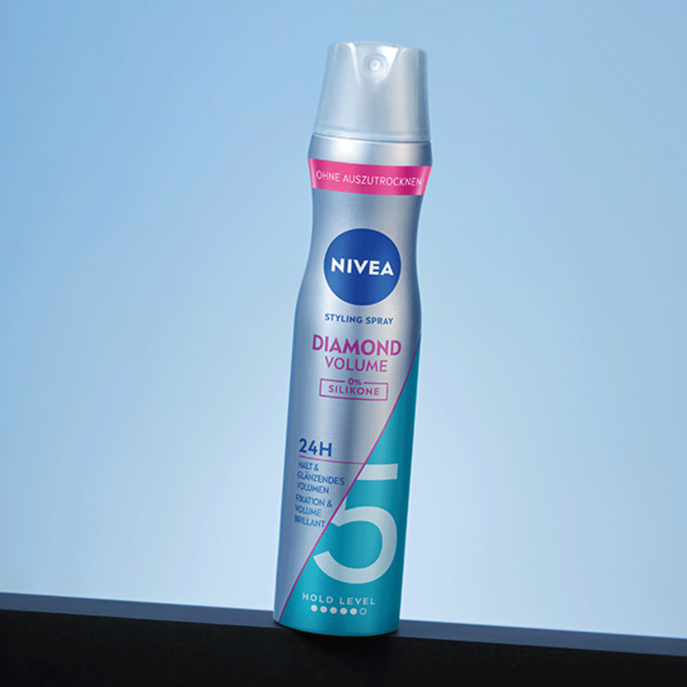Bild: NIVEA Haarspray Diamond Volume