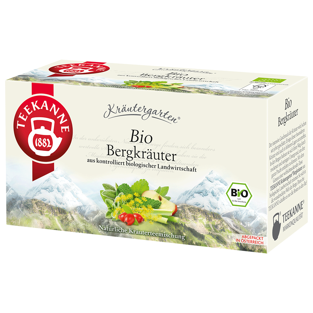 Bild: TEEKANNE Bio Tee Bergkräuter