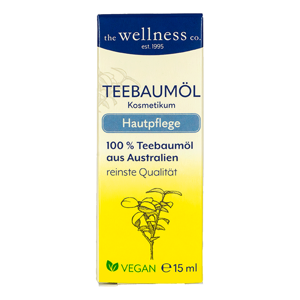 Bild: the wellness co. Teebaumöl Kosmetikum