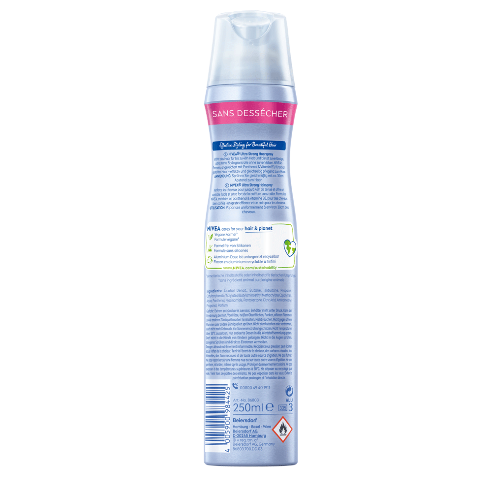 Bild: NIVEA Haarspray Ultra Strong 
