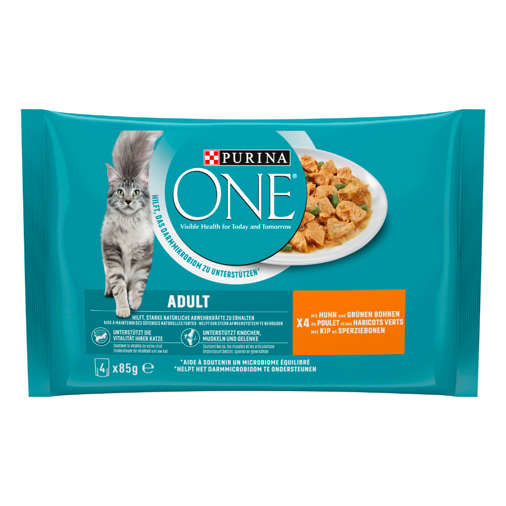 Bild: Purina ONE Adult Huhn & grüne Bohnen