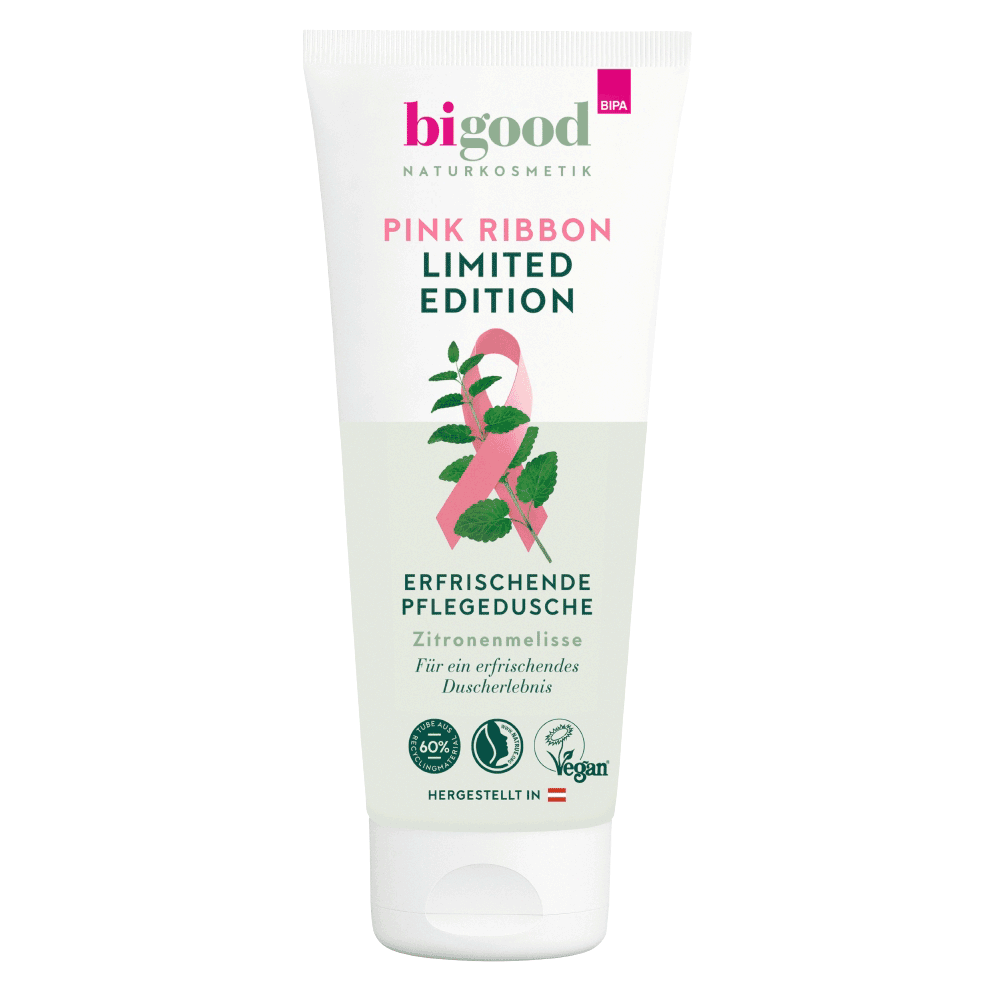 Bild: bi good Pink Ribbon Pflegedusche Zitronenmelisse