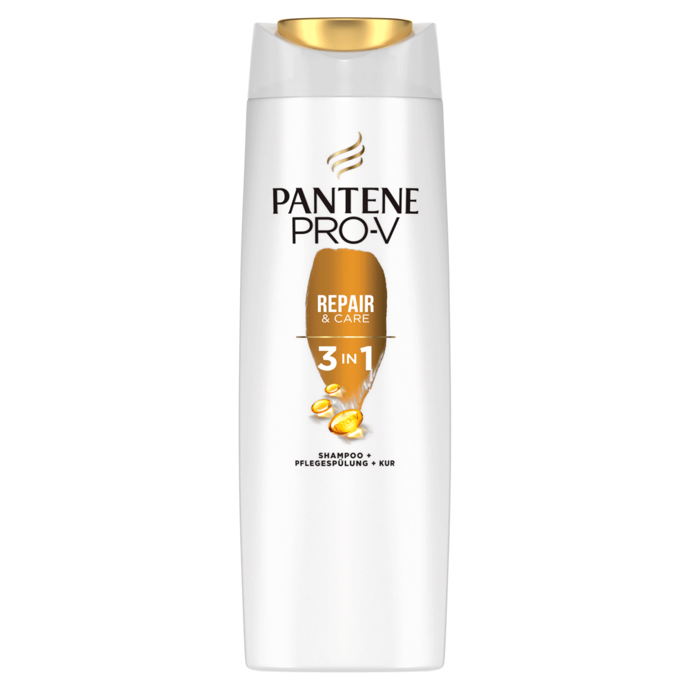 Bild: PANTENE PRO-V Repair & Care 3-In-1 Shampoo + Pflegespülung + Intensivpflege