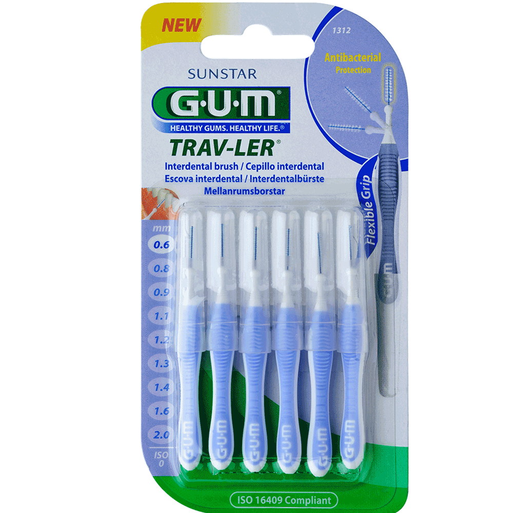 Bild: GUM Trav-ler Interdentalbürste 0,6 mm