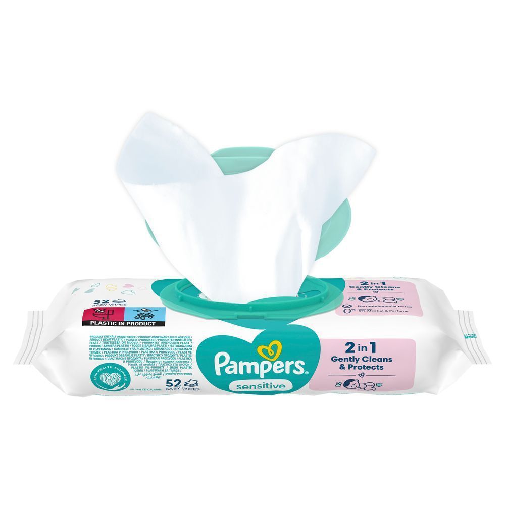 Bild: Pampers Sensitive Feuchttücher 1X52