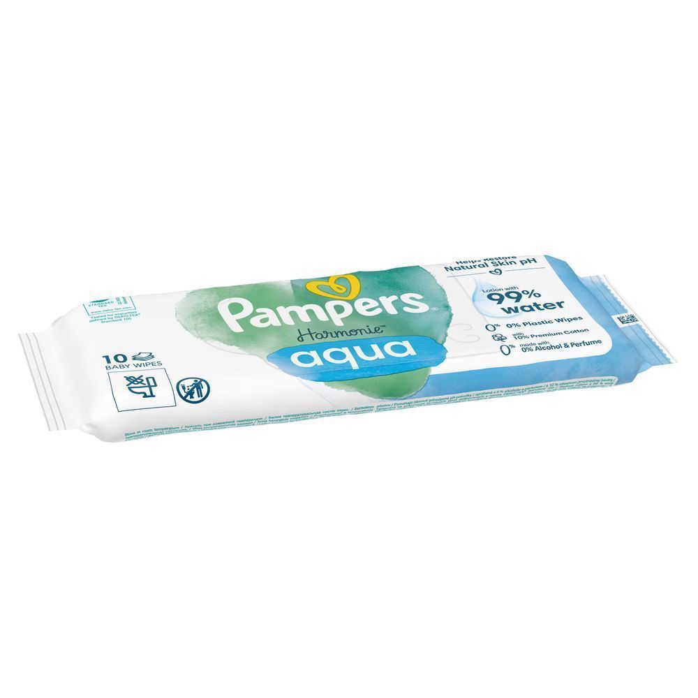 Bild: Pampers Harmonie Aqua Feuchttücher 1X10