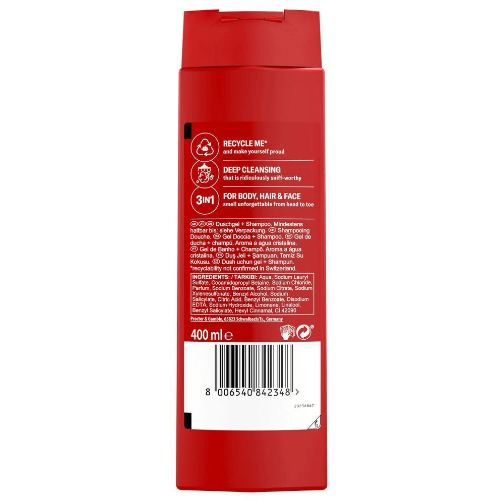 Bild: Old Spice Whitewater 3-in-1 Duschgel & Shampoo für Männer