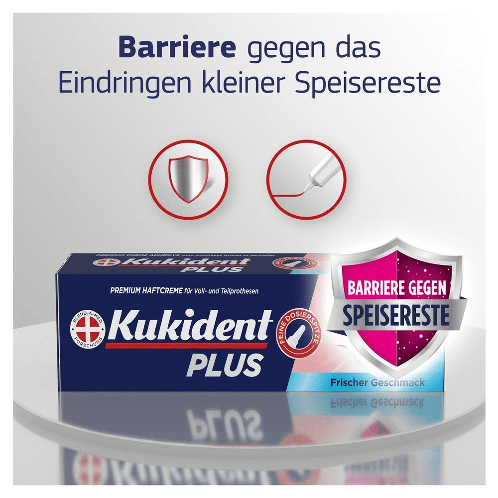 Bild: Kukident Plus Premium Haftcreme