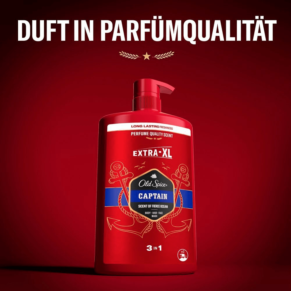 Bild: Old Spice Captain 3-in-1 Duschgel & Shampoo für Männer