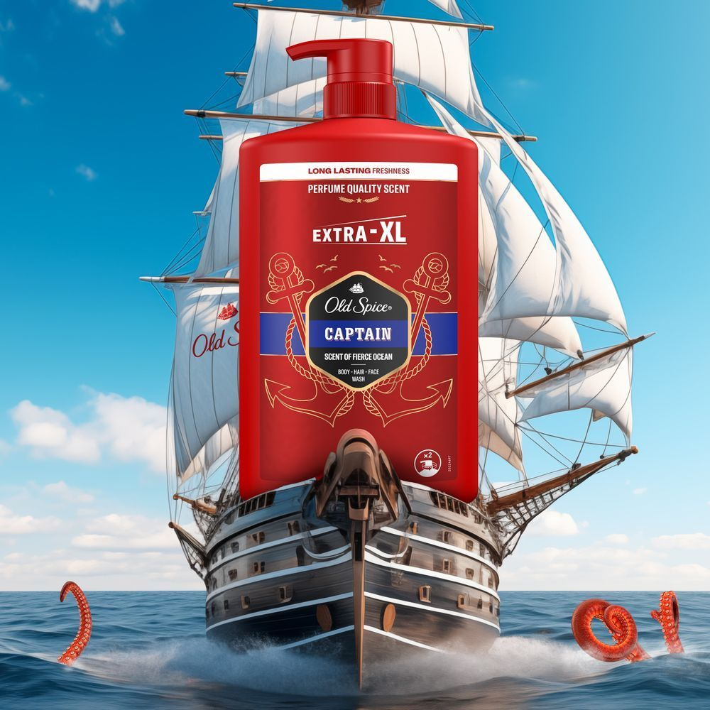 Bild: Old Spice Captain 3-in-1 Duschgel & Shampoo für Männer