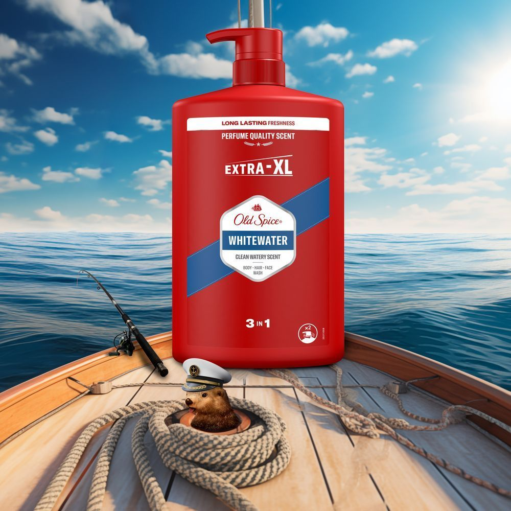 Bild: Old Spice Whitewater 3-in-1 Duschgel & Shampoo