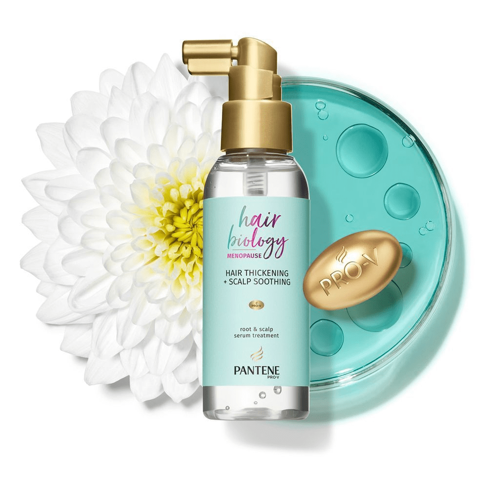 Bild: hair biology Meno Balance Hair Thickening & Scalp Soothing Pflegespray