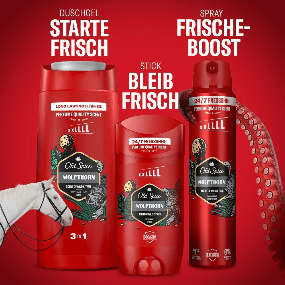 Bild: Old Spice Wolfthorn 3-in-1-Duschgel
