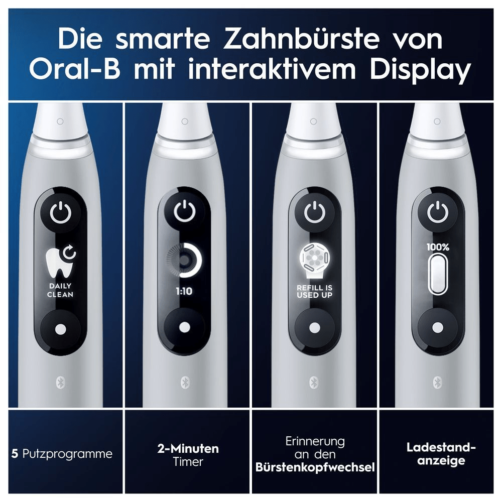 Bild: Oral-B iO 6 Elektrische Zahnbürste, Grey Opal 