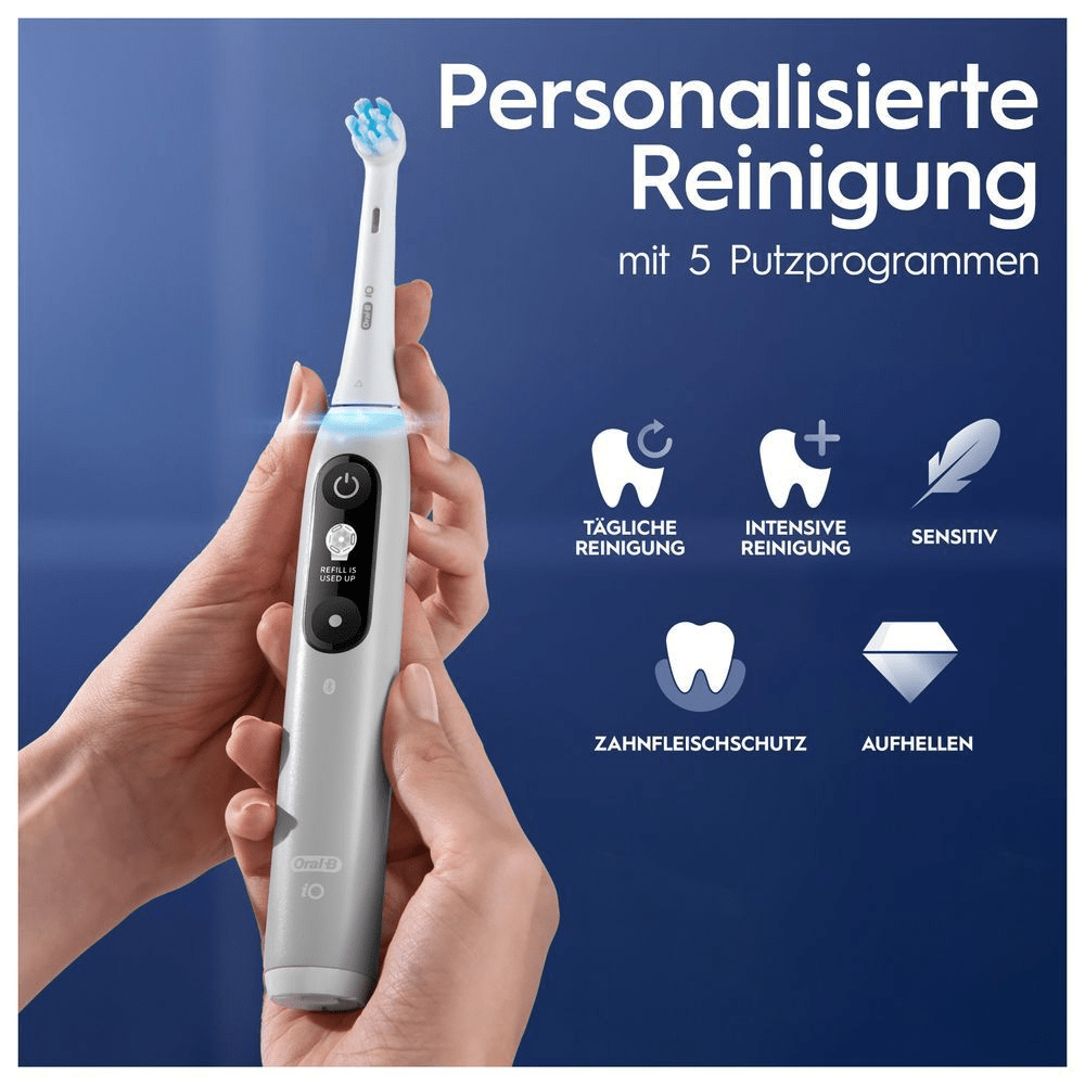 Bild: Oral-B iO 6 Elektrische Zahnbürste, Grey Opal 