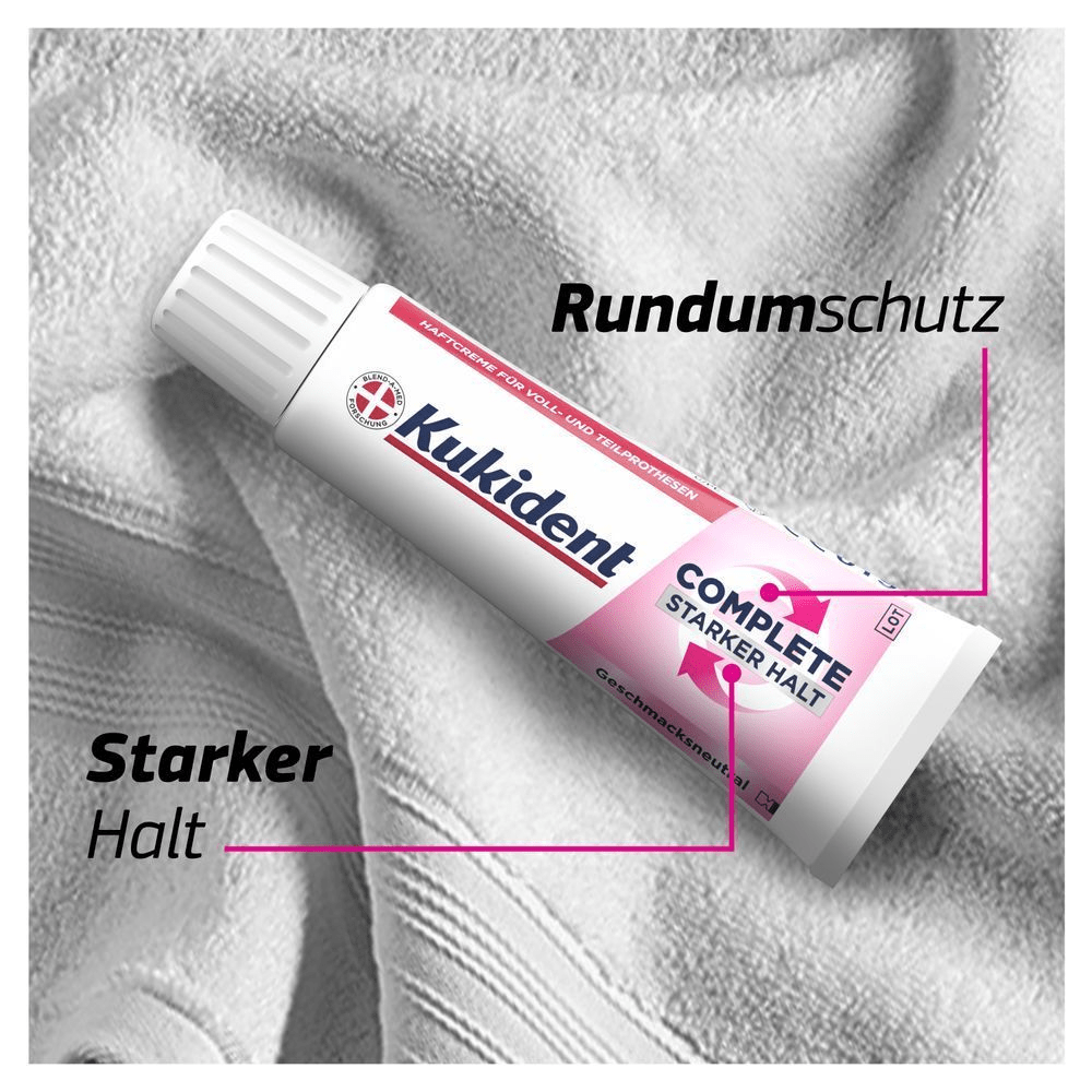 Bild: Kukident Haftcreme