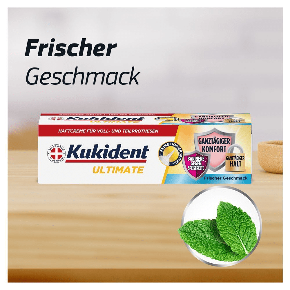 Bild: Kukident Haftcreme