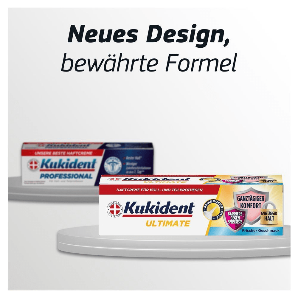 Bild: Kukident Haftcreme