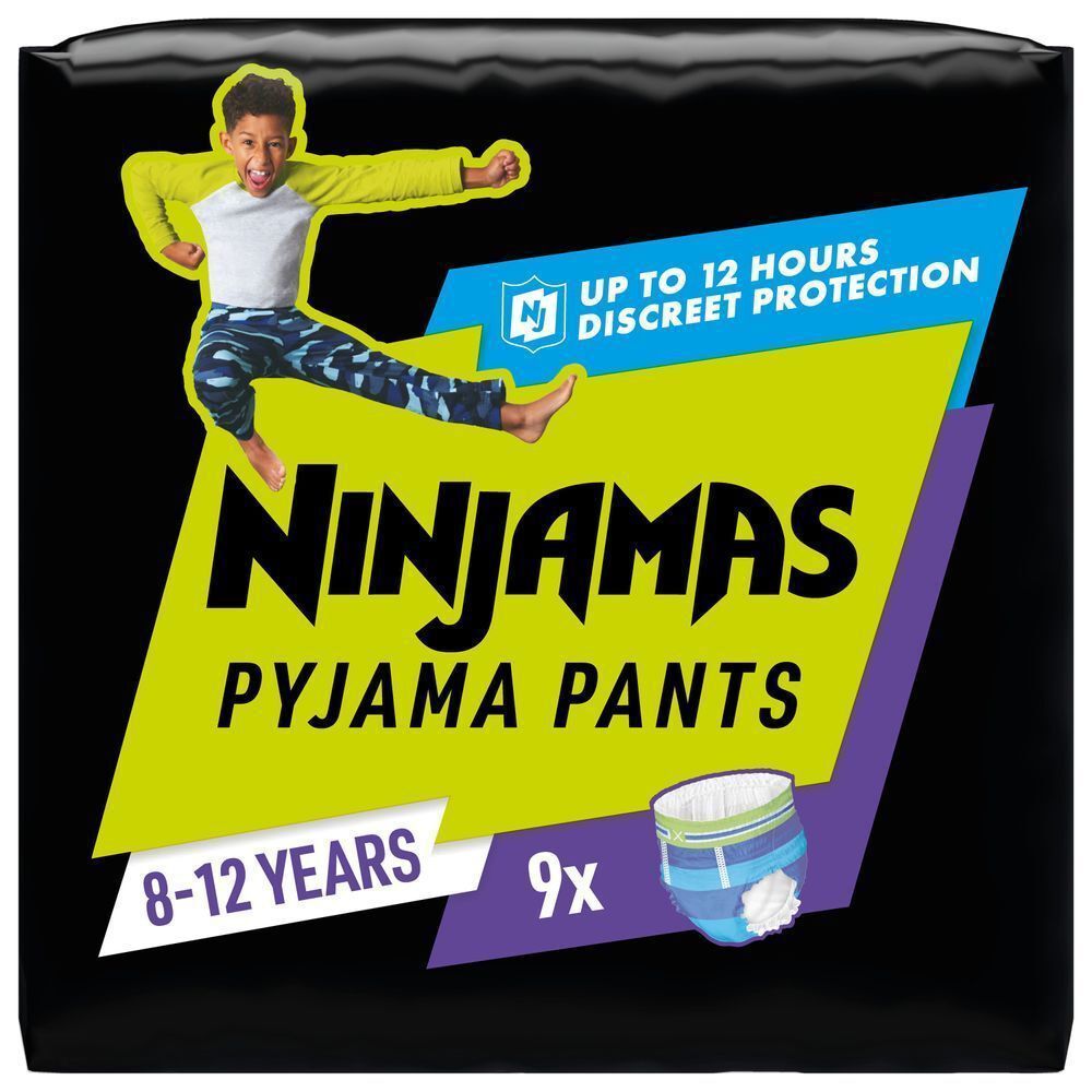 Bild: Ninjamas Absorbierende Nachthöschen Für Jungs, 8-12 Jahre