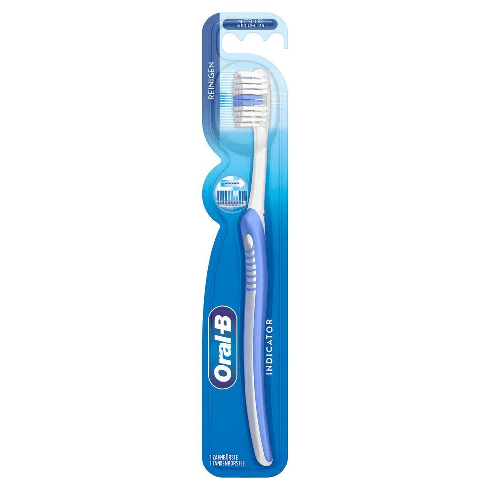 Bild: Oral-B Oral-B Indicator Handzahnbürste Mittel, Blau