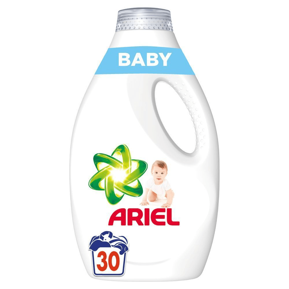 Bild: ARIEL Flüssigwaschmittel, 30 Waschladungen, Baby