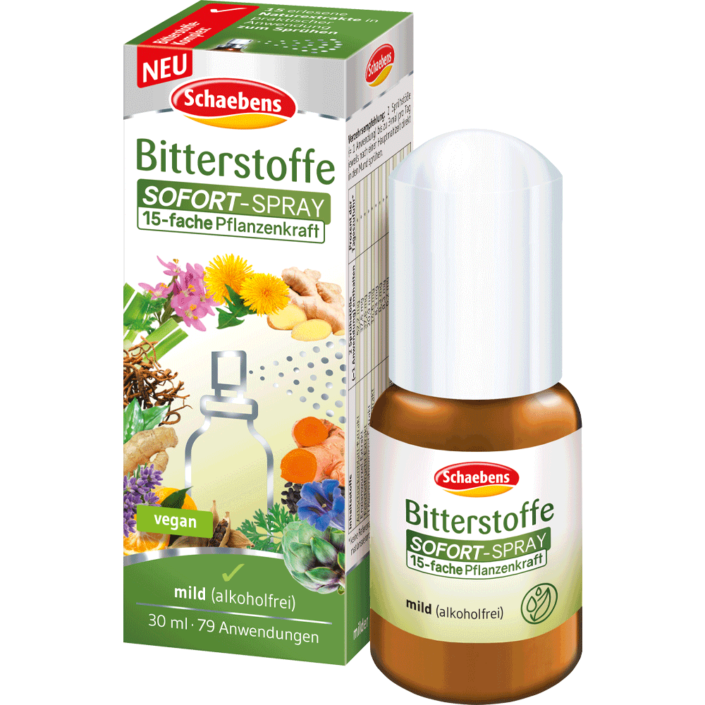 Bild: Schaebens Bitterstoffe Sofort-Spray