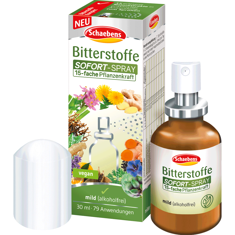 Bild: Schaebens Bitterstoffe Sofort-Spray