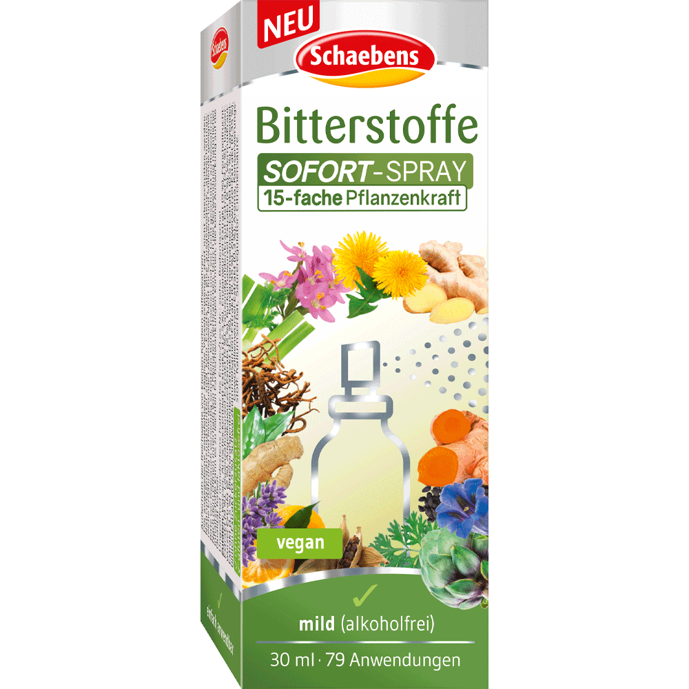 Bild: Schaebens Bitterstoffe Sofort-Spray