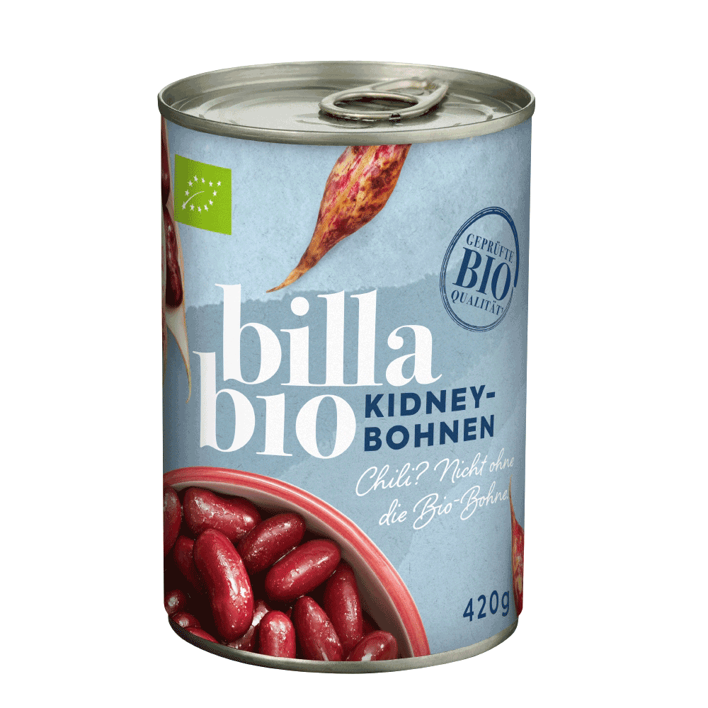 Bild: Billa Bio Kidney Bohnen