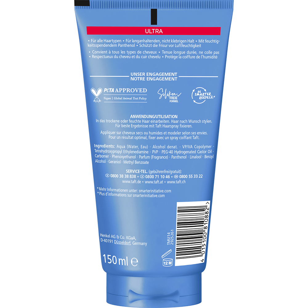Bild: Schwarzkopf taft Styling Gel Ultra