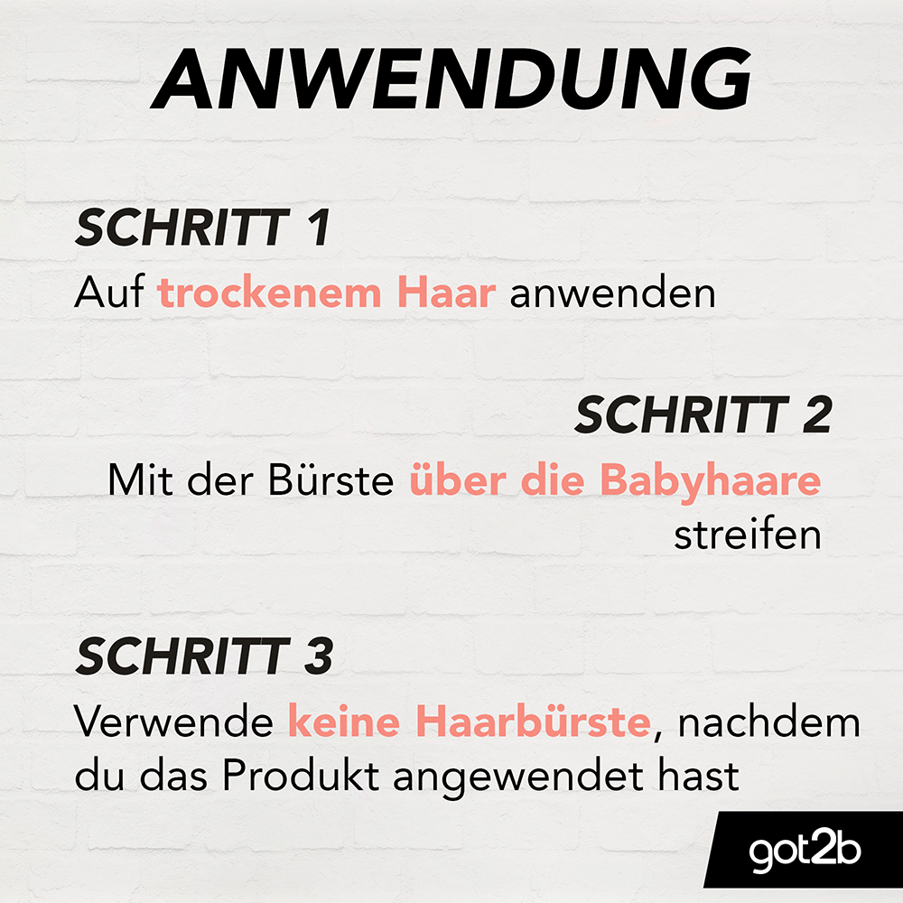 Bild: Got2b Bye Bye Babyhaar Bändiger