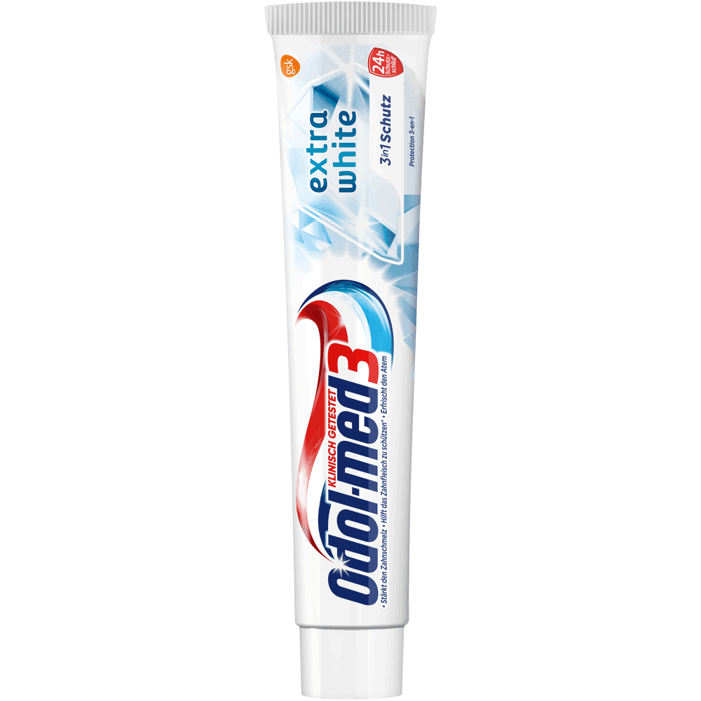 Bild: Odol-med3 Zahnpasta Extra White