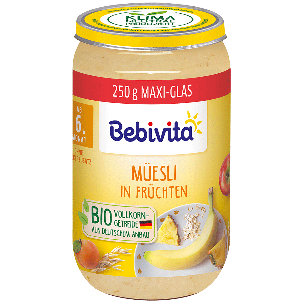 Bild: Bebivita Müesli in Früchten