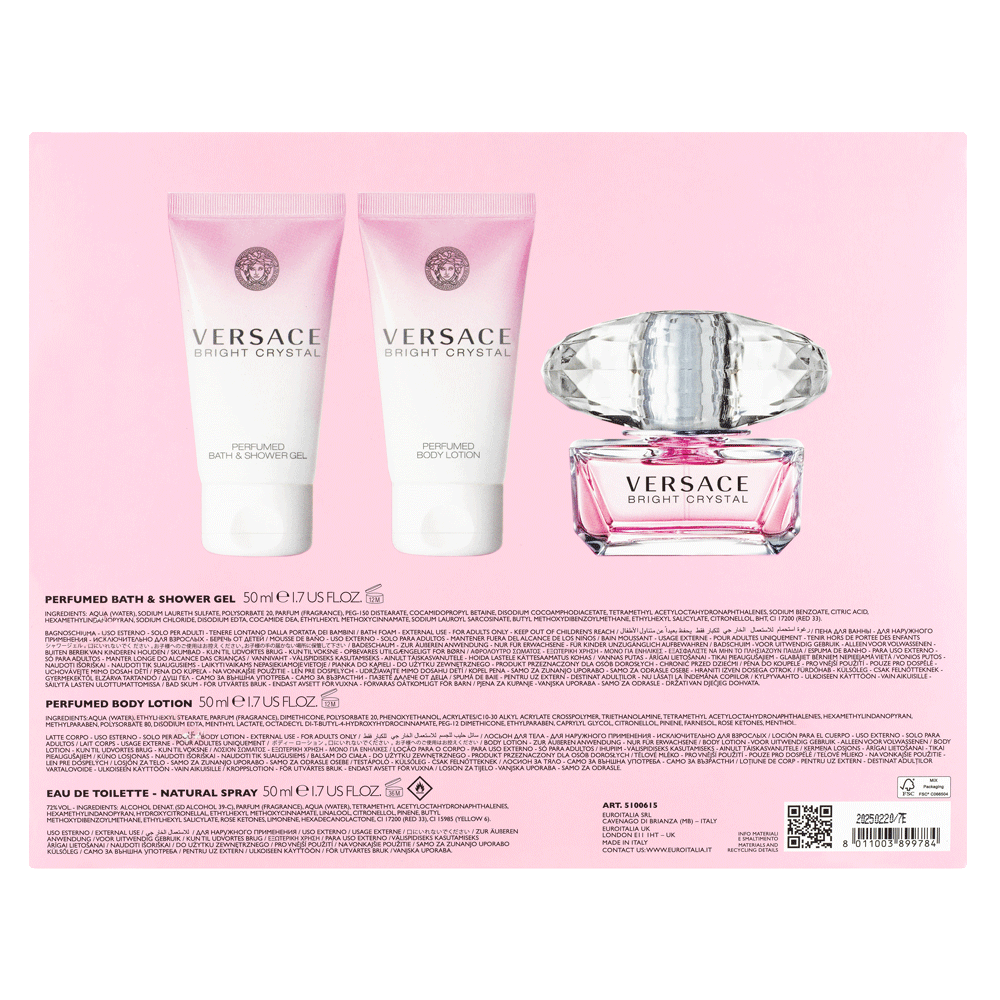 Bild: Versace Bright Crystal Geschenkset 
