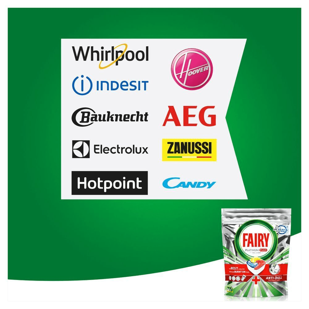Bild: FAIRY Platinum Plus All In One Anti-Schleier Spülmaschinentabs, Zitrone