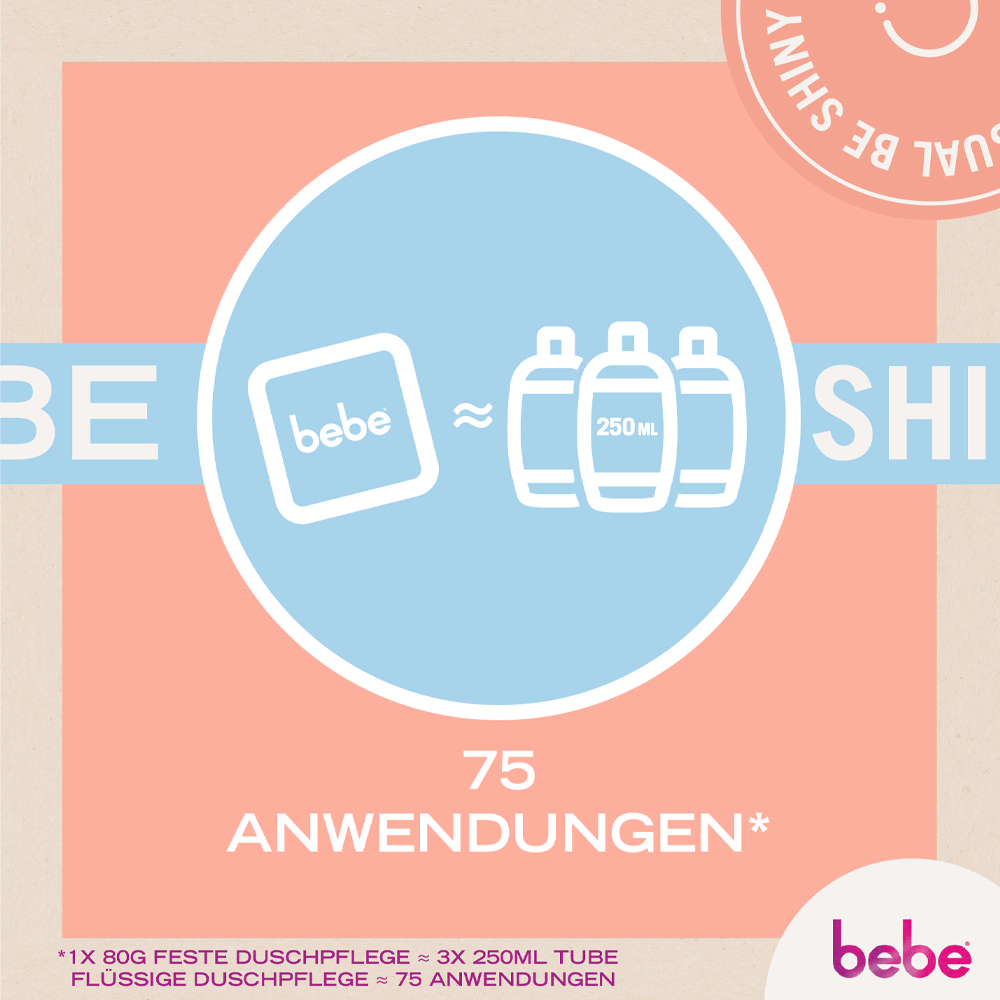 Bild: bebe Feste Dusche mit Bio Pfirsich & Nektarine