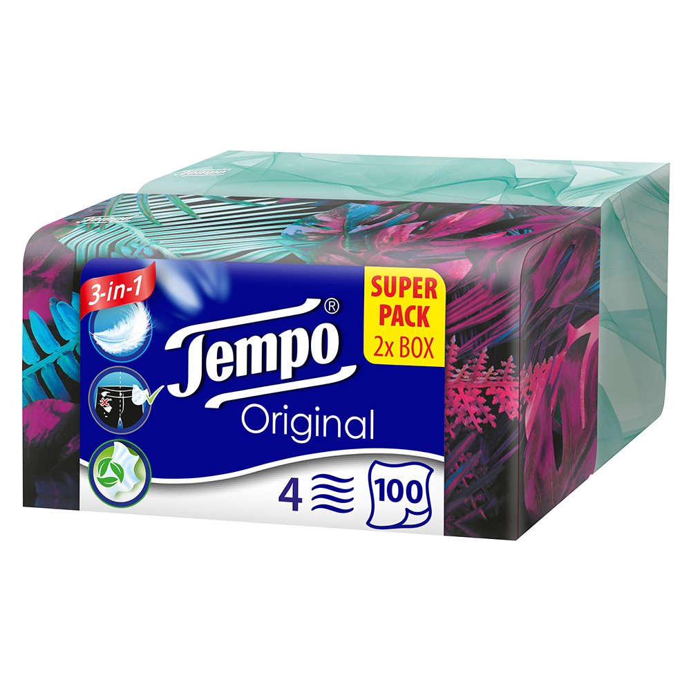Bild: Tempo Original Taschentücher Duo Box